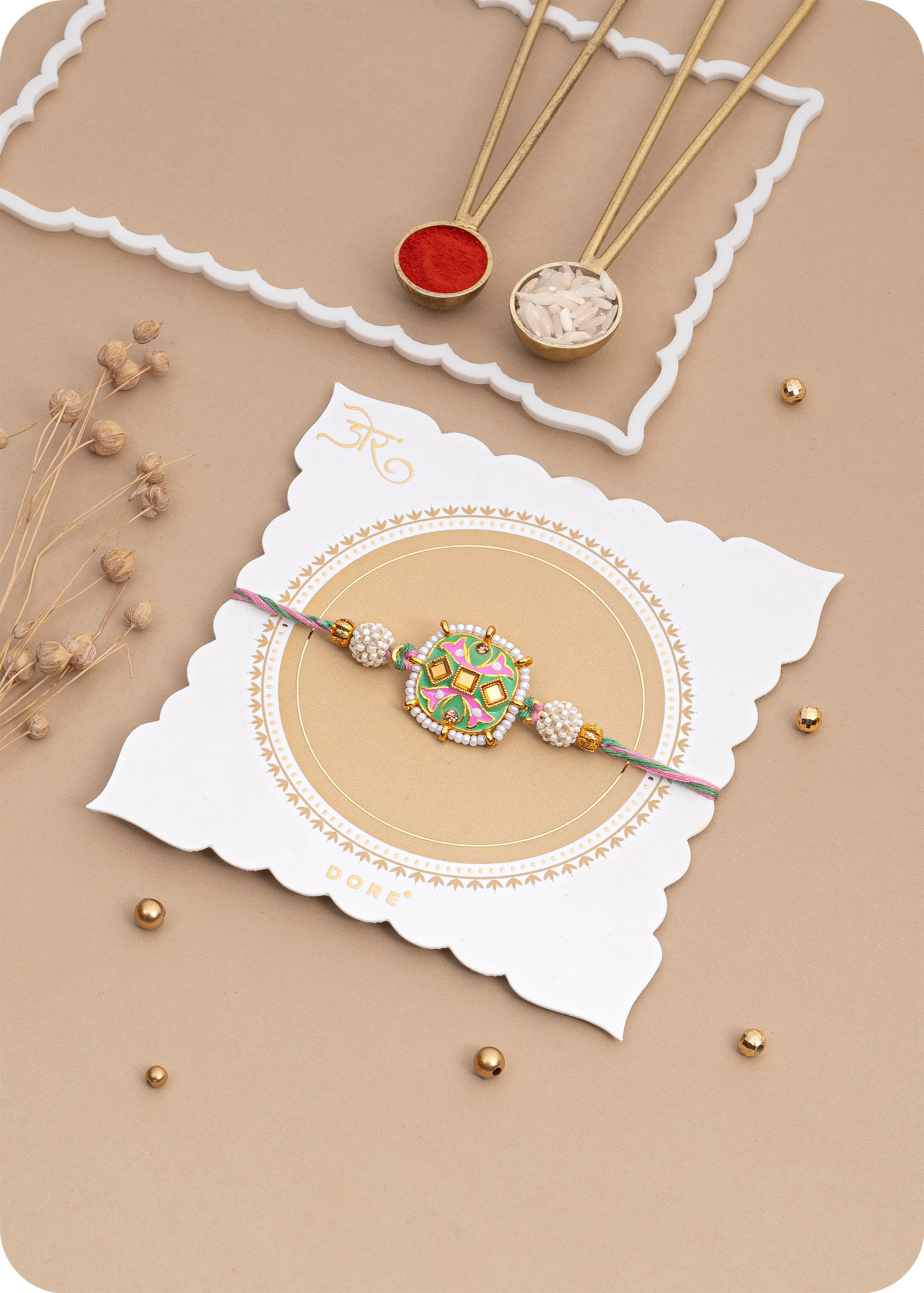Cookies & Creme Almonds Chocolate Pack with Rakhi
