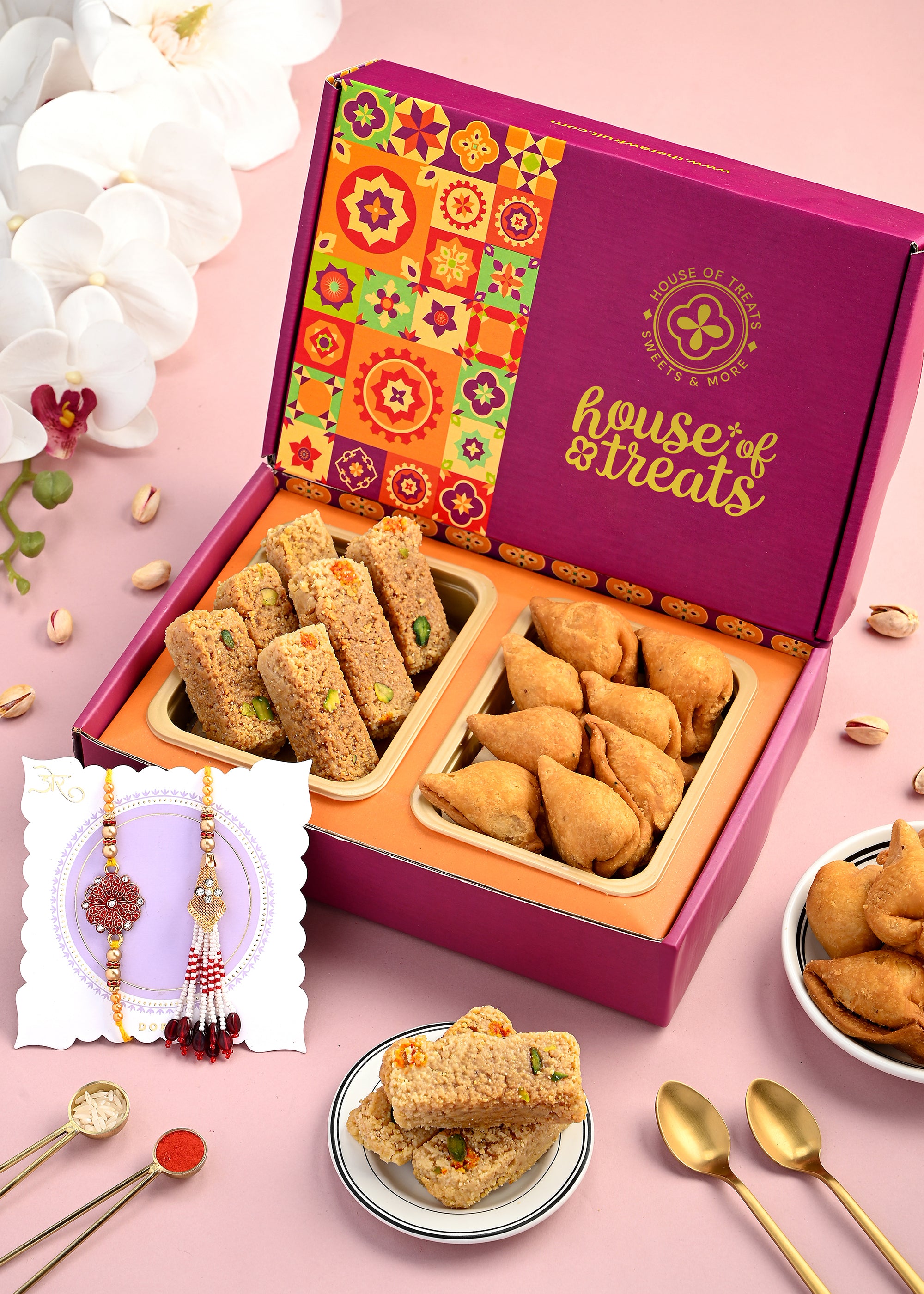 Sweet Pack with Rakhi