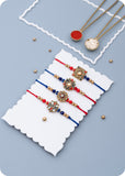 Set of 4 Rakhi Gift for Brother with Dry Fruits