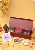 Rakhi Gift Pack: Dry Fruits with Rakhi