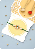 Rakhi Delights: Cookies & Dry Fruits Hamper with Rakhi