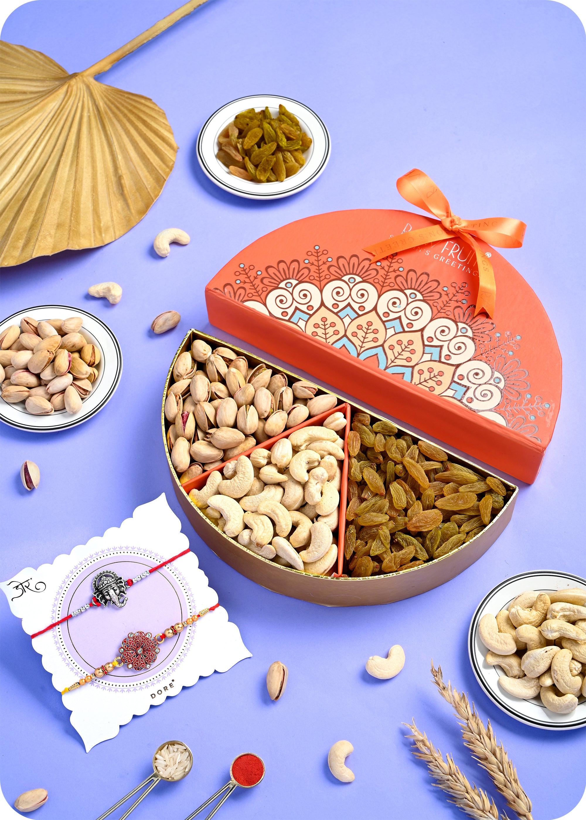 Rakshabandhan Special: Dry Fruits with Rakhi