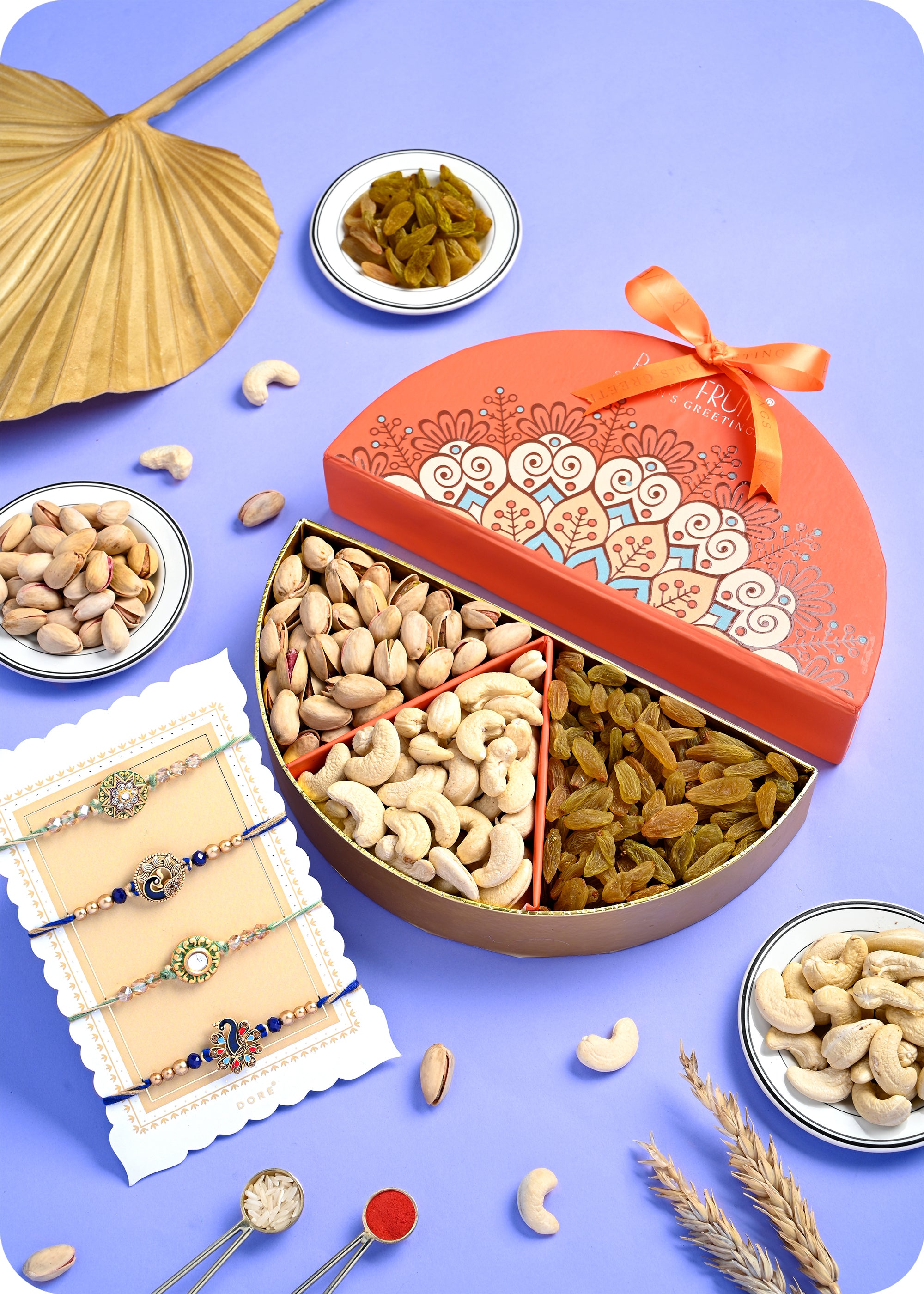 Rakshabandhan Special: Dry Fruits with Rakhi