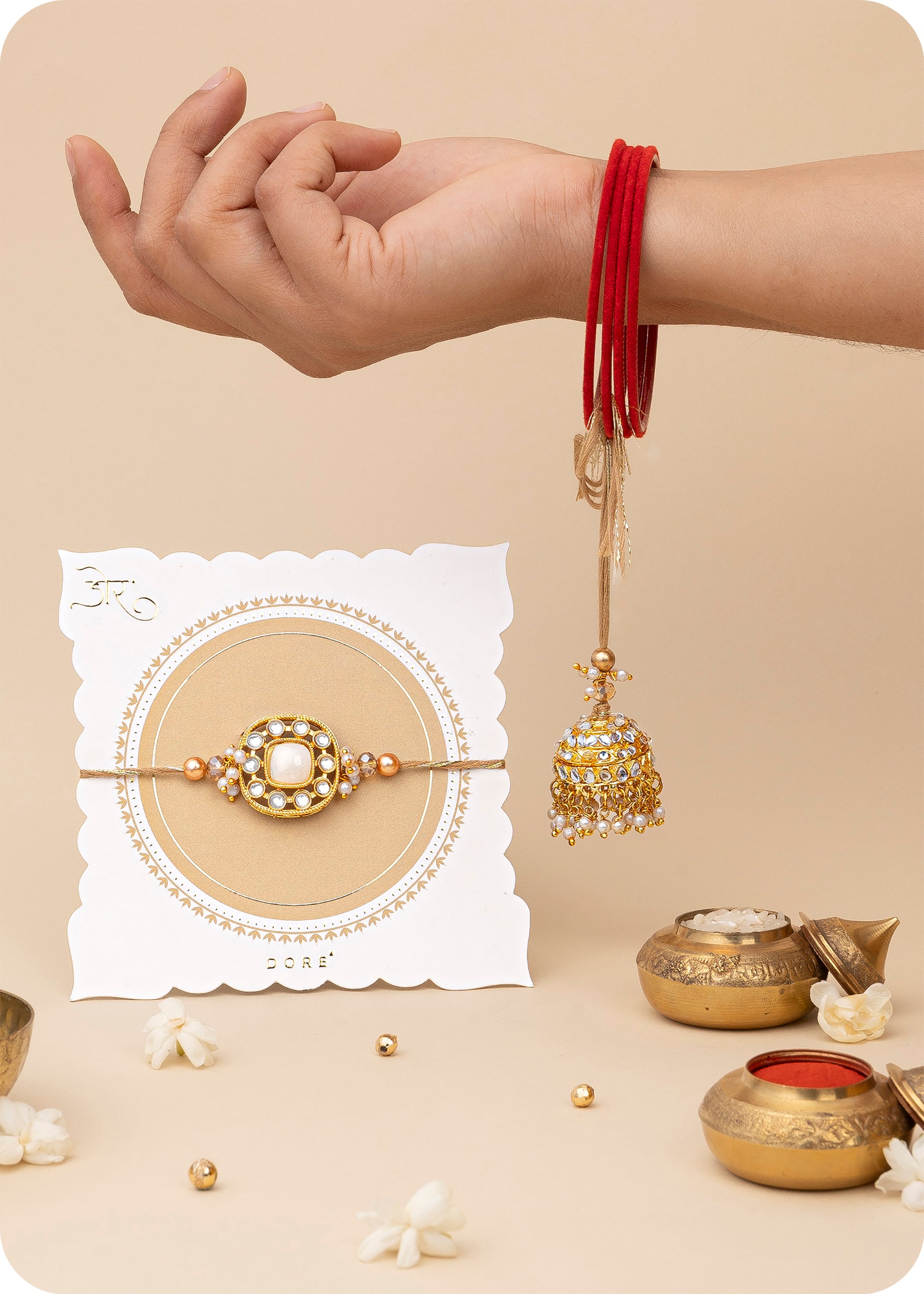 Maniratna Bhaiya Bhabhi Rakhi Set