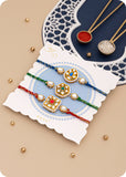 Rakhi Gift Basket: Sweets & Snacks with 3 Rakhi