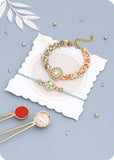 Hope Pearl Bhaiya Bhabhi Rakhi Set