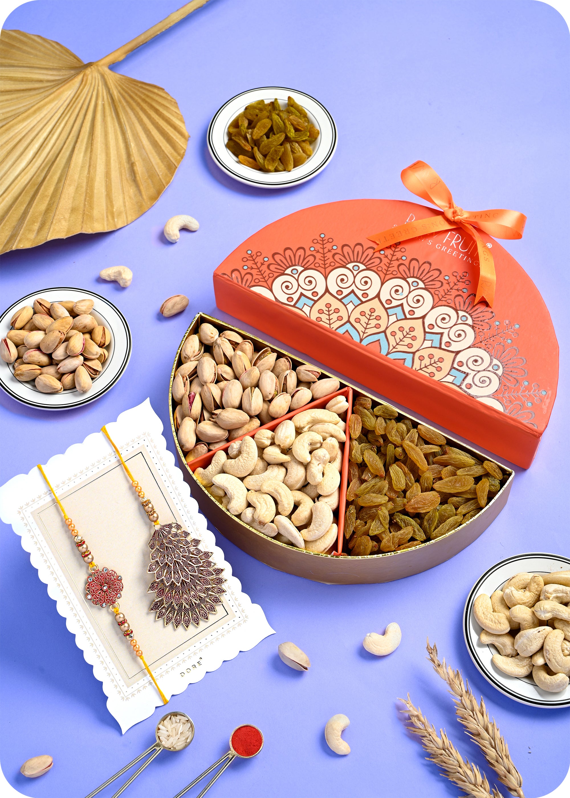 Rakshabandhan Special: Dry Fruits with Rakhi