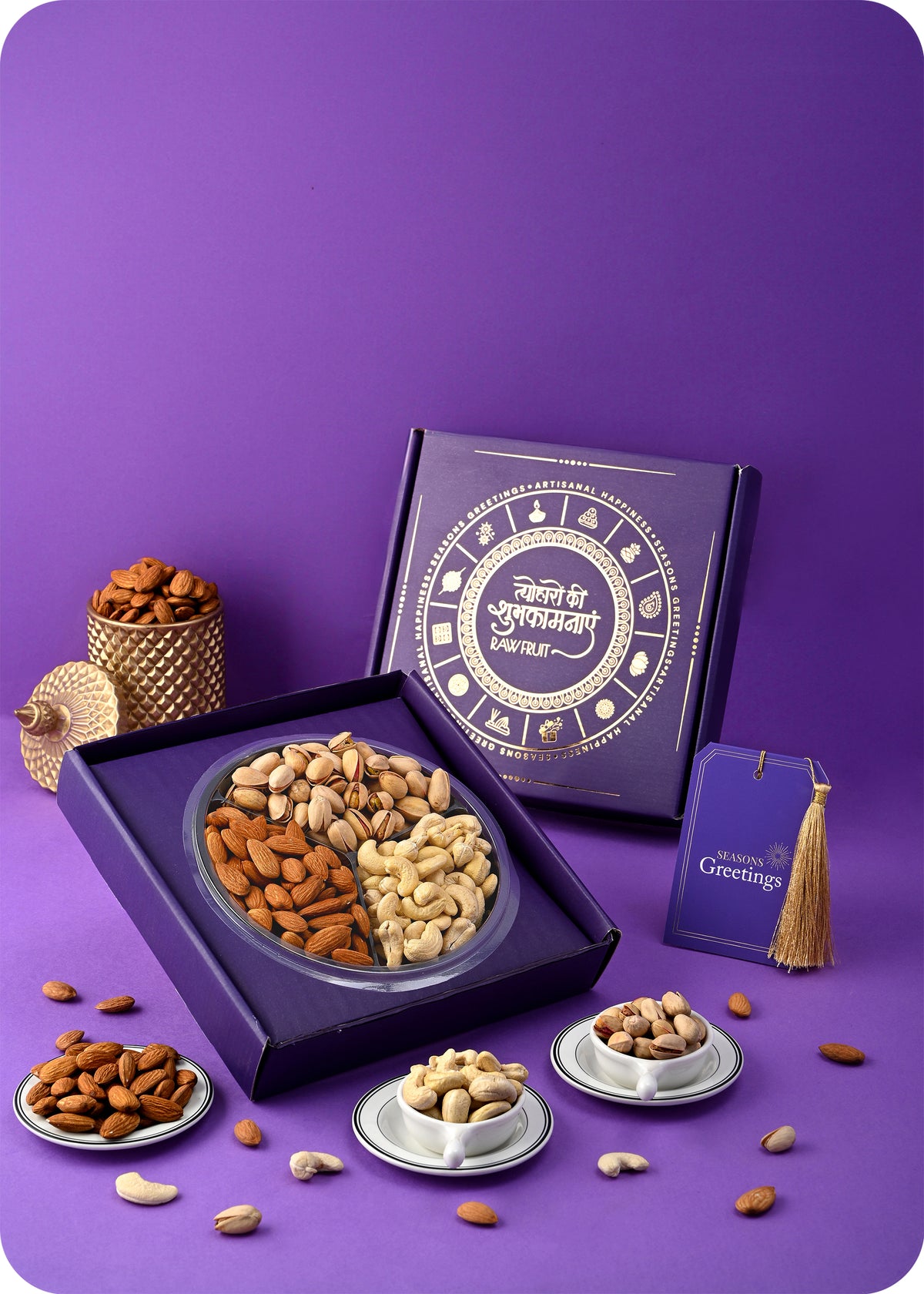 Pack of 3 Dry Fruits Gift Box