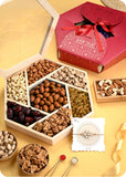 Rakhi Gift for Brother with Dry Fruits