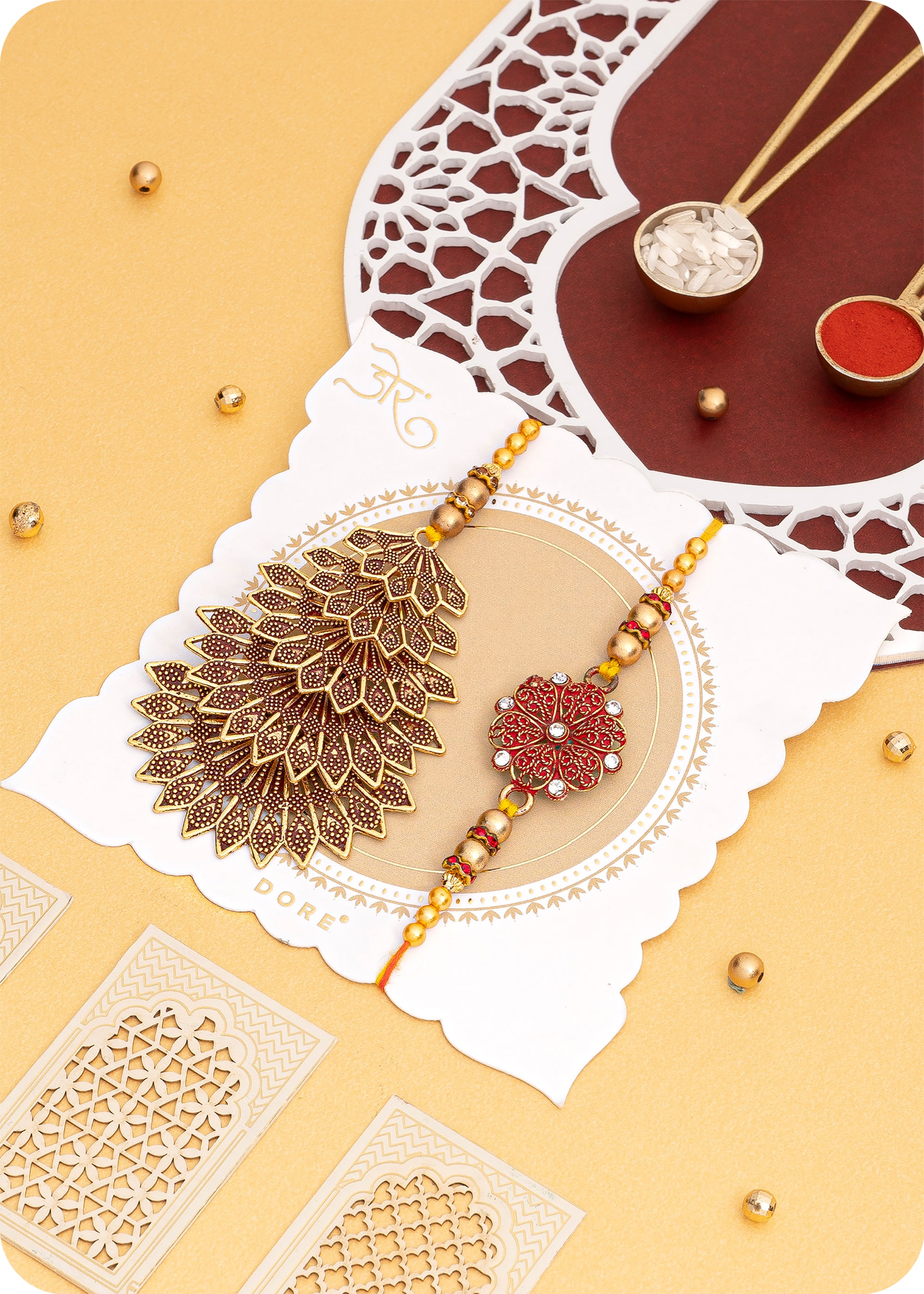 MorPankh Bhaiya Bhabhi Rakhi Set