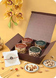 Dry Fruits Gift Pack with Rakhi