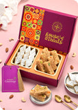 Traditional Bhai Dooj Sweets Pack: Kaju Katli & Milk Cake
