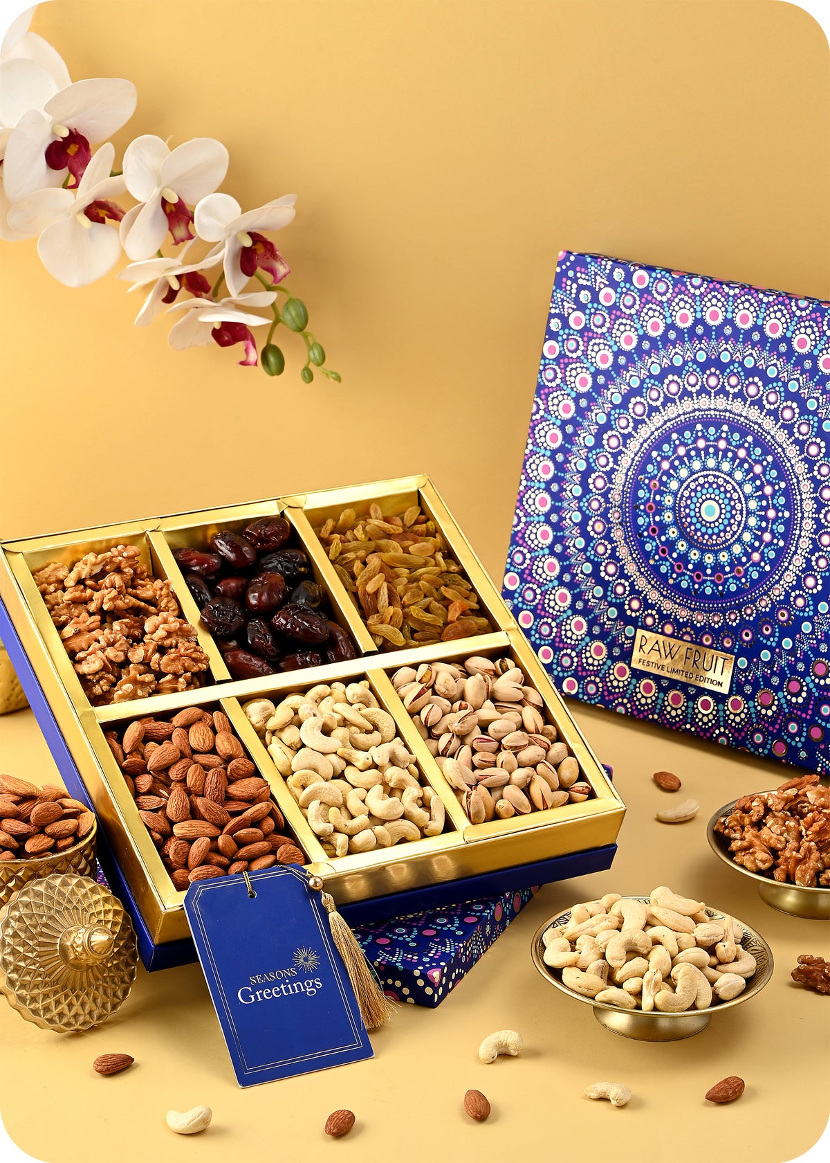 Festive Bhai Dooj Gourmet Dry Fruits Box
