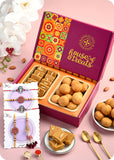 Gift Box: Sweets with Set of 5 Rakhi