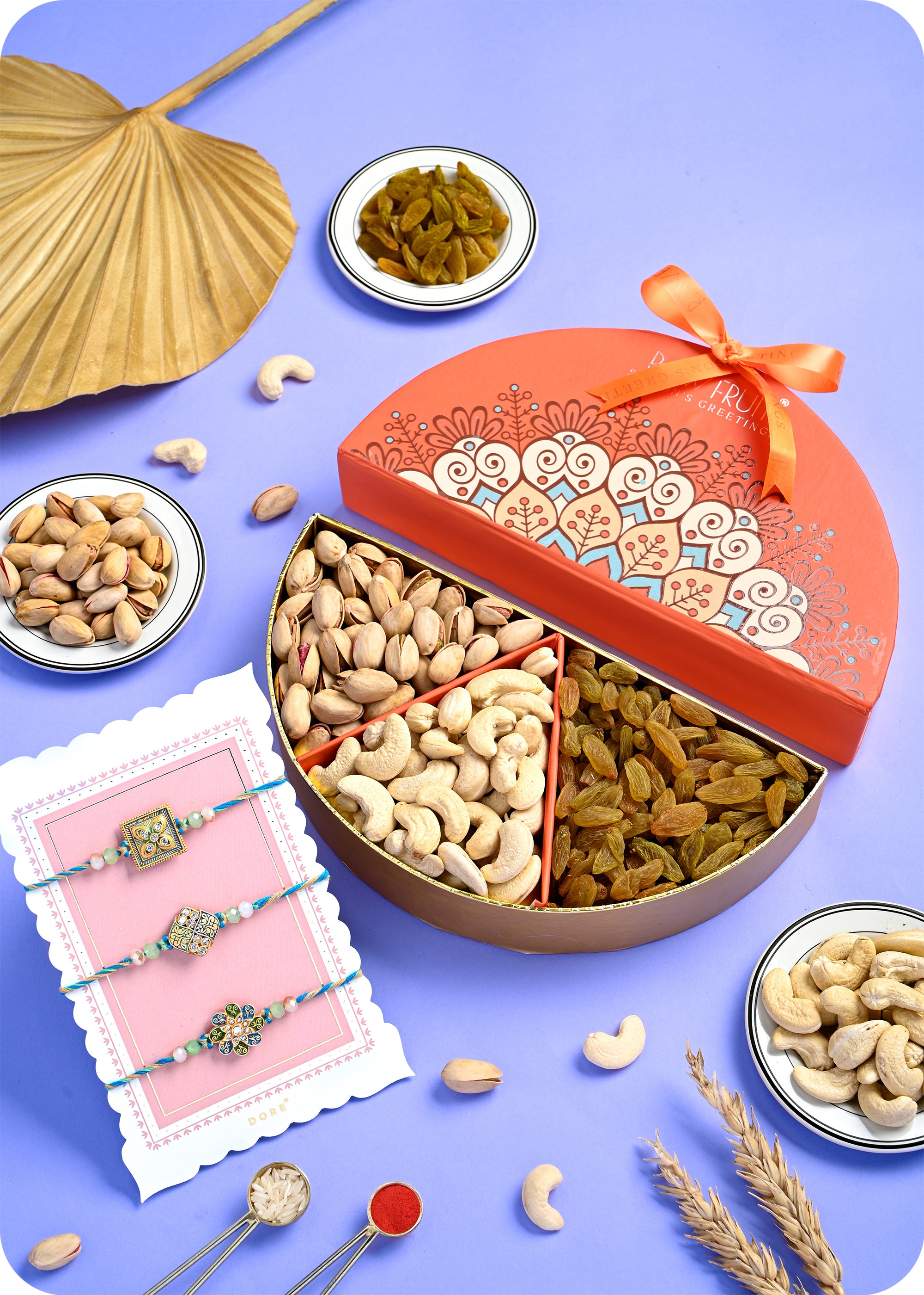 Rakshabandhan Special: Dry Fruits with Rakhi