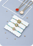Double Delights : Milk Cake Sweet with set of 3 Rakhi