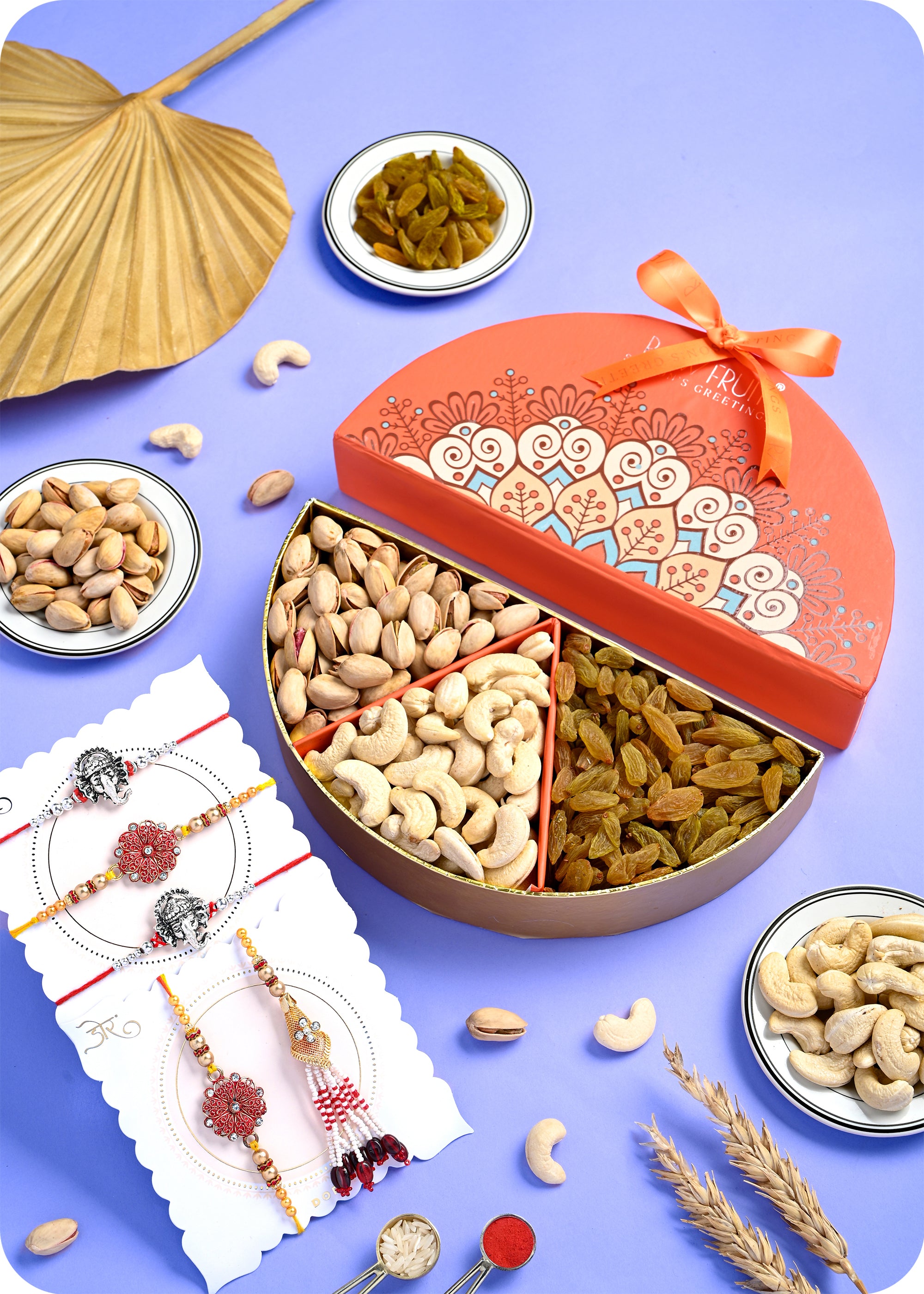 Rakshabandhan Special: Dry Fruits with Rakhi