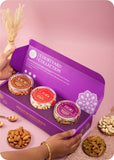 Rakhi Gift Box: Dry Fruits with Rakhi