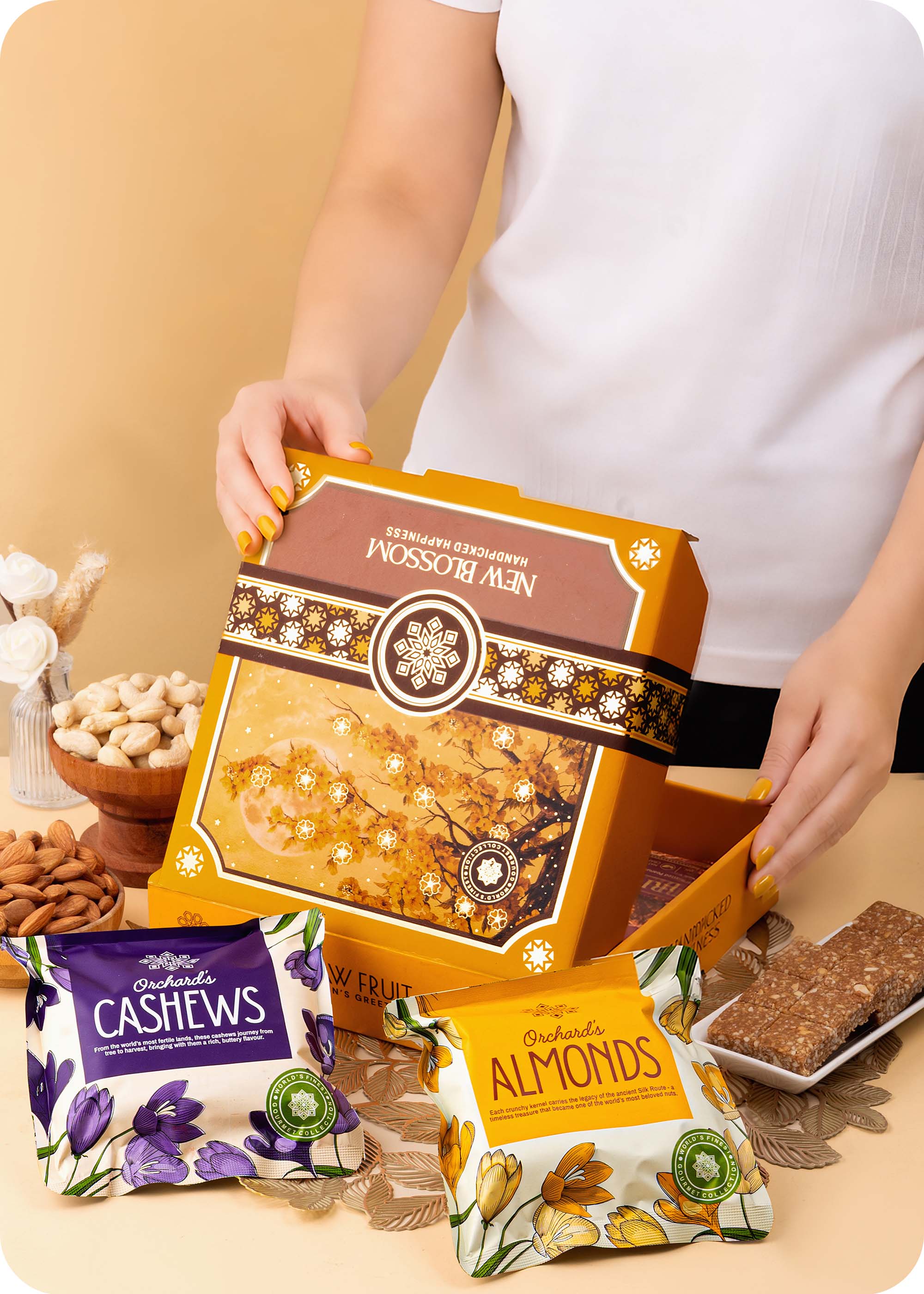 Festive Dry Fruits Gift Pack with Brittles