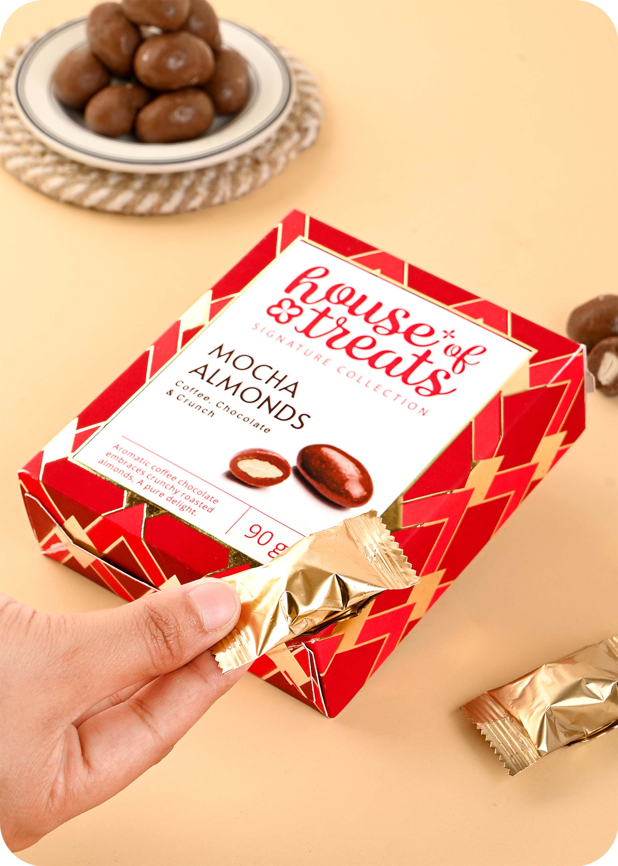 Mocha Almonds Dragees Chocolate Pack