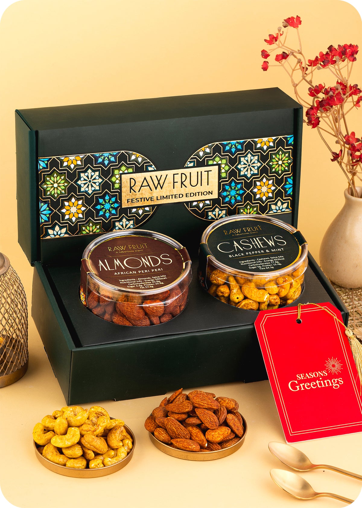 Bhai Dooj Roasted Cashews & Almonds Gift Box