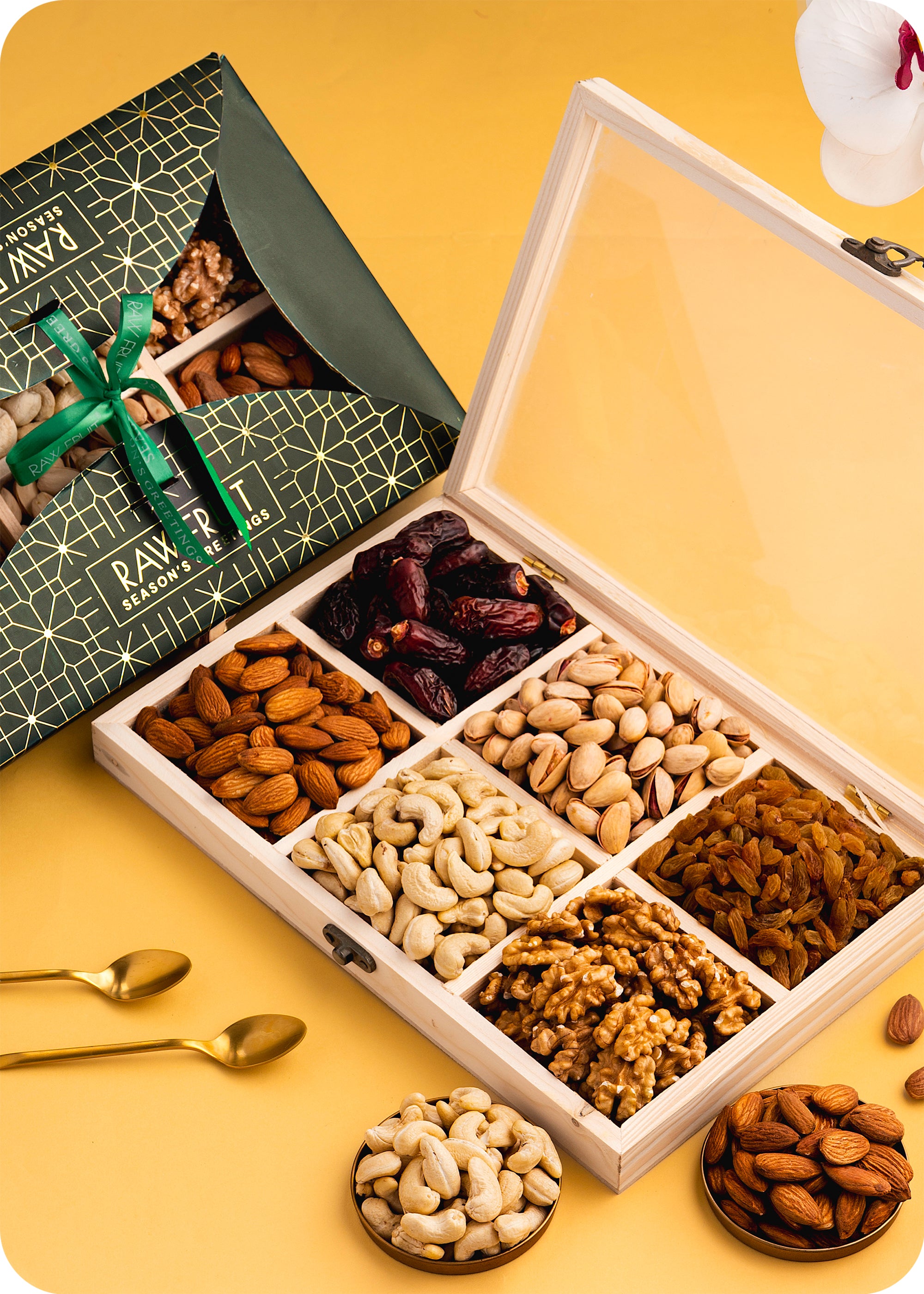 Rakhi Gift For Brother with Dry Fruits