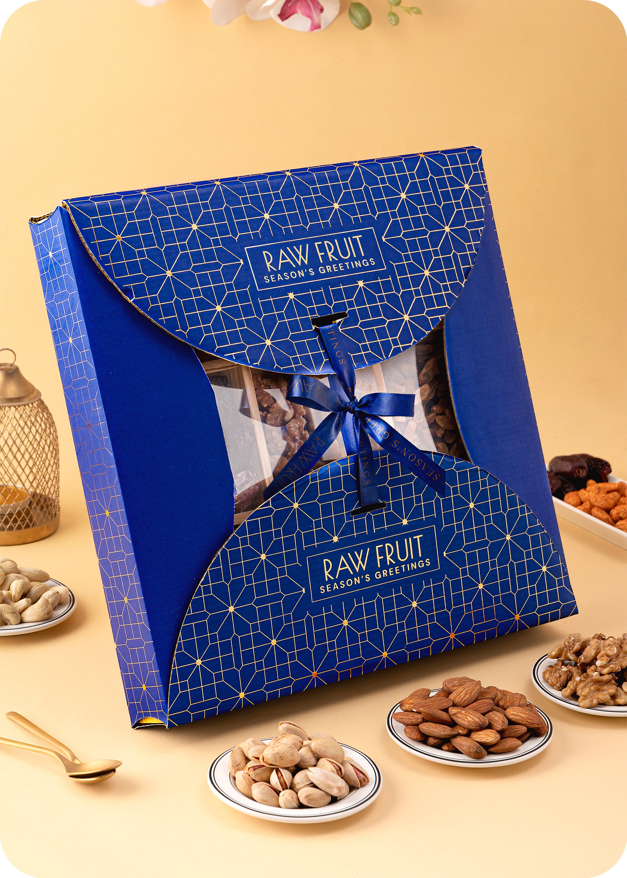 Rakhi for Brother Set of 2 with Dry Fruits