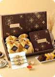 Pack of 9 Sweets & Dry Fruits with Rakhi Set of 3