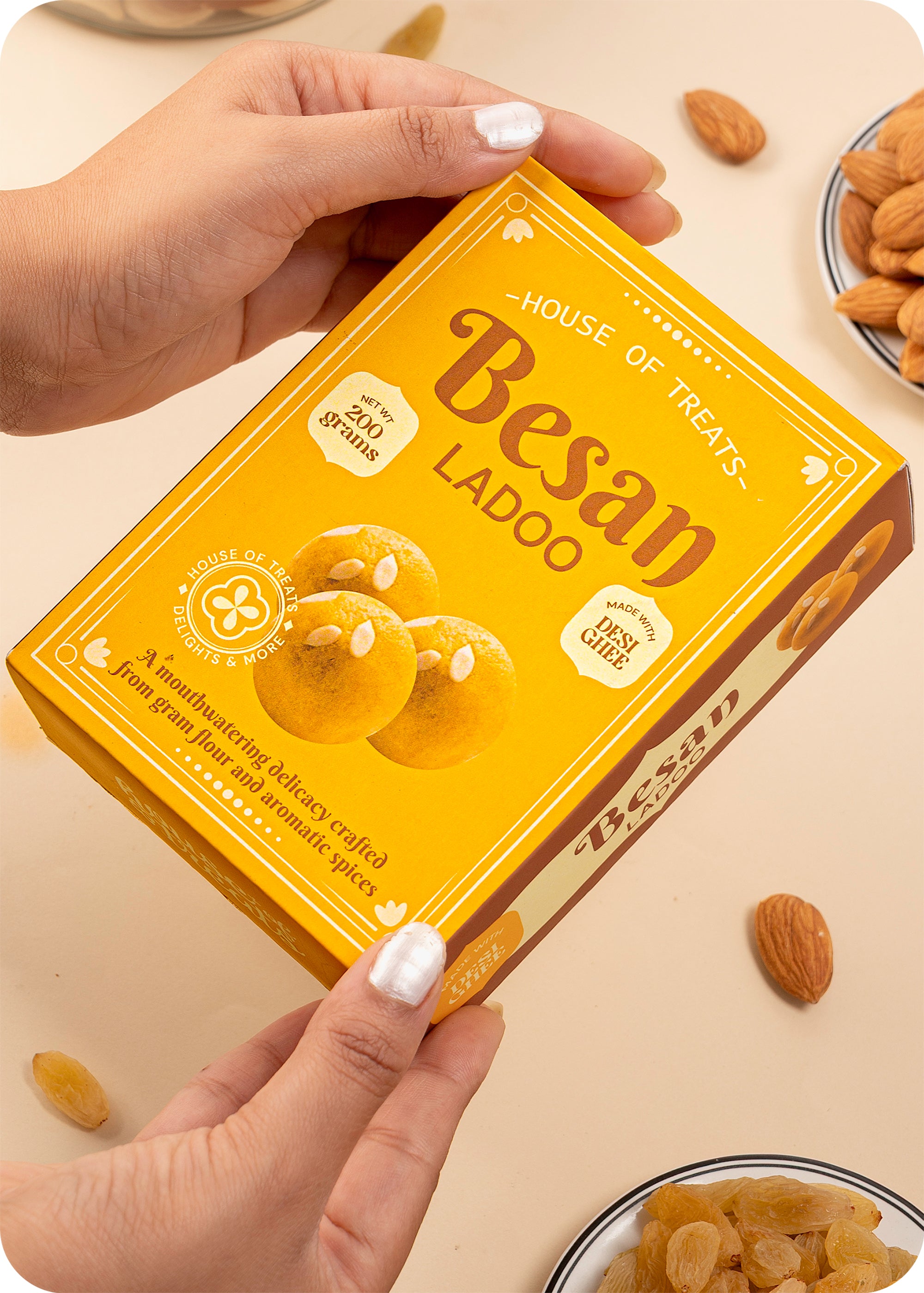 Bhai Dooj Special: Besan Ladoo Sweets Gift Pack