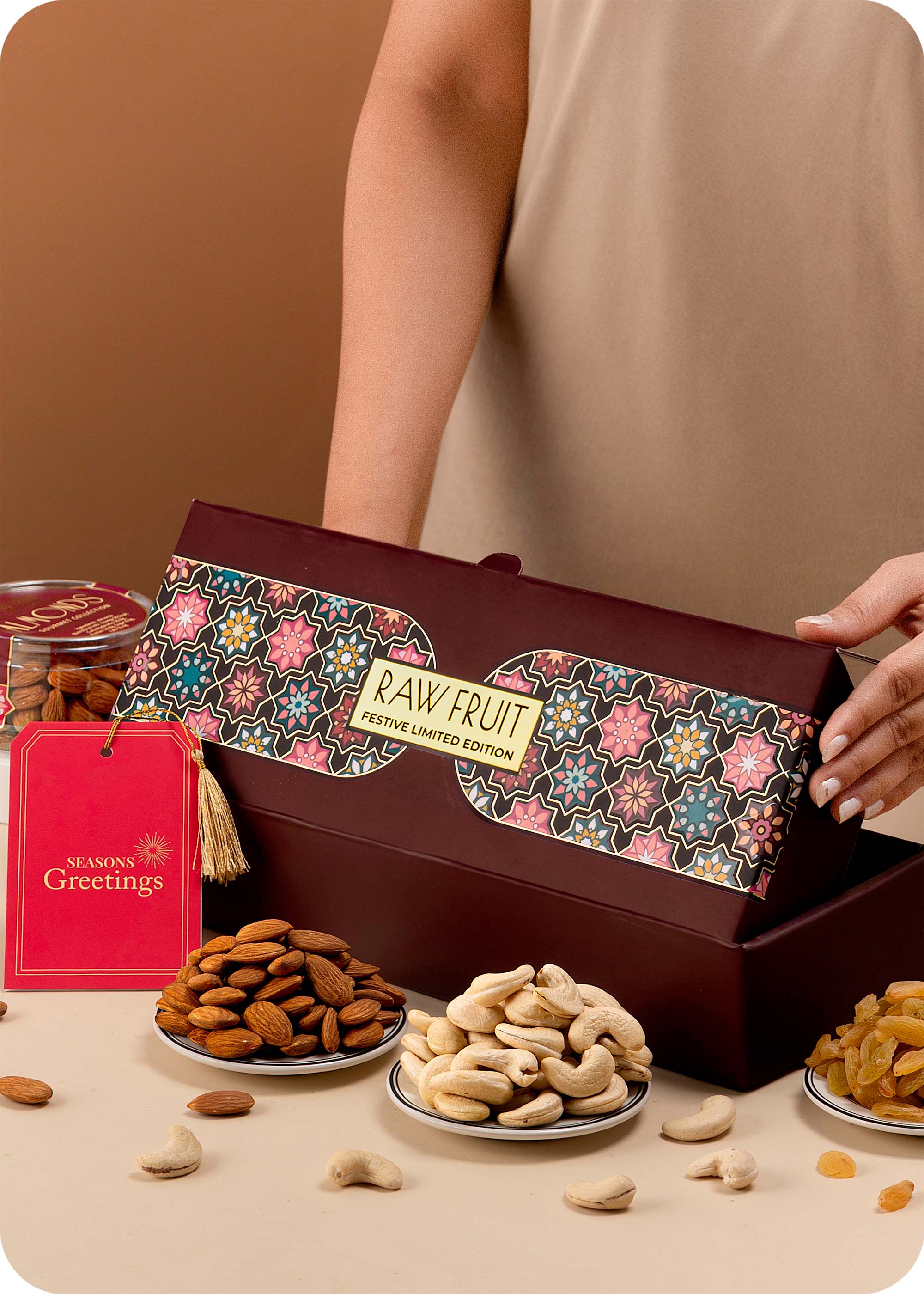 Celebration Gift Pack: Cashews, Almonds, Walnuts