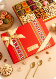 Diwali Sweets Gift Pack : Assorted Sweets  and Dry Fruits