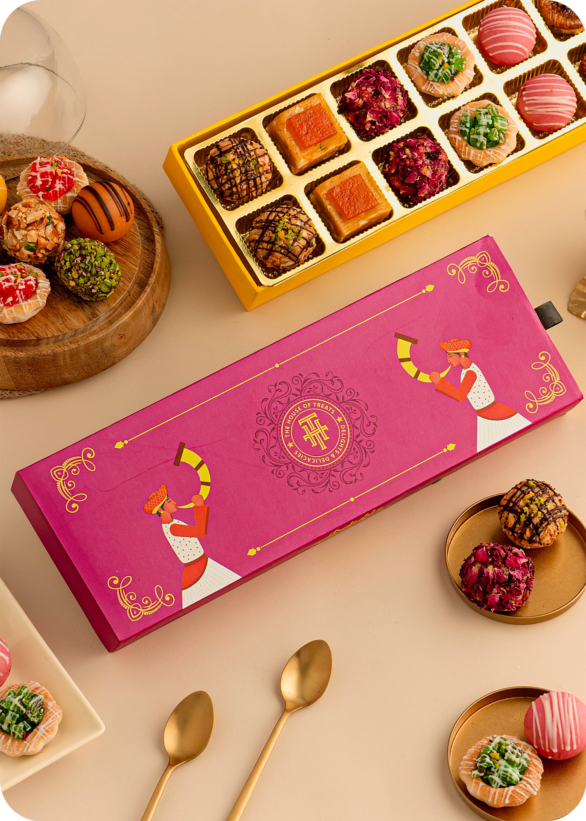 Diwali Sweets Gift Pack : Pack of 12 Assorted Sweets