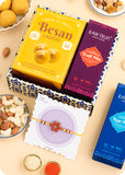 Rakhi Bliss: Sweets & Nut Mix with Rakhi