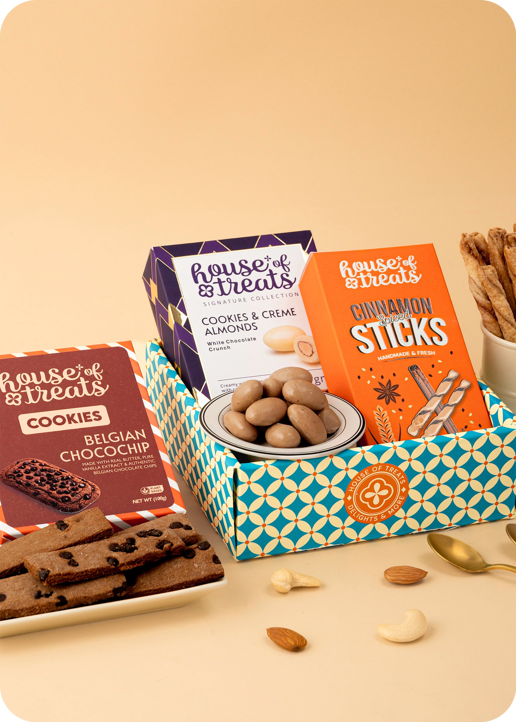 Cookies with Snacks Gift Hmaper