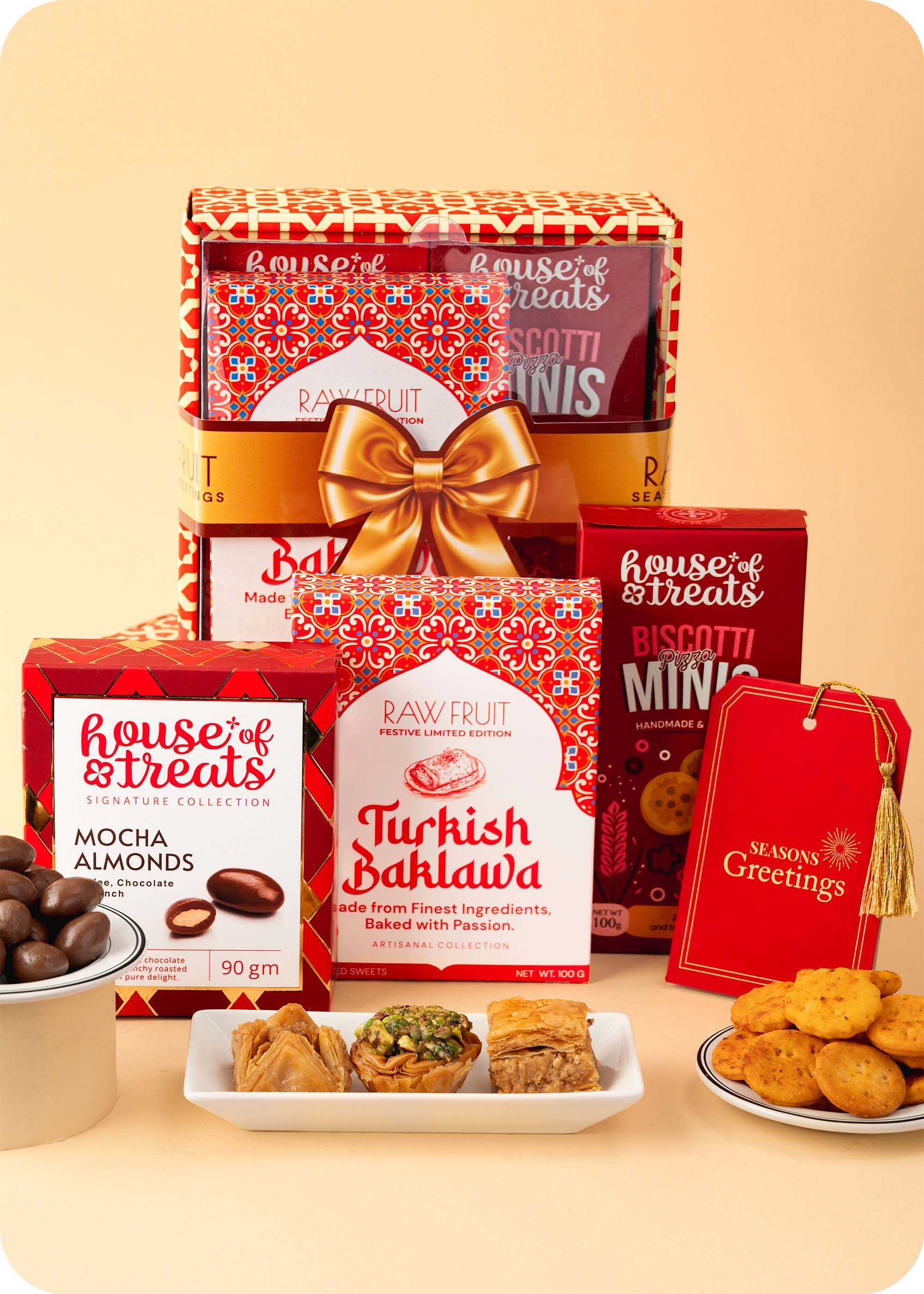 Sweets, Snacks with Dragees Gift Hamper