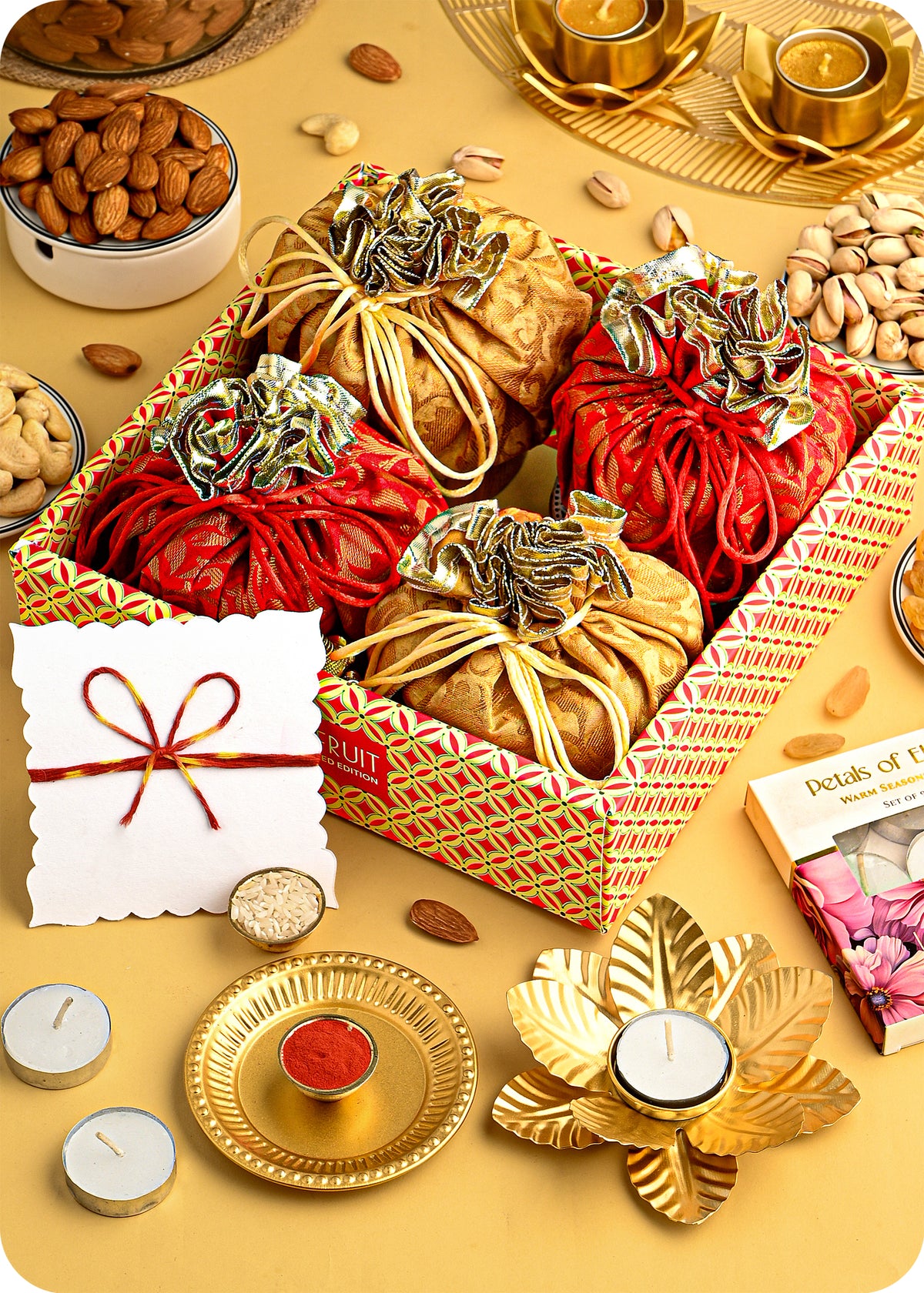 Bhai Dooj Dry Fruits Gift Tray