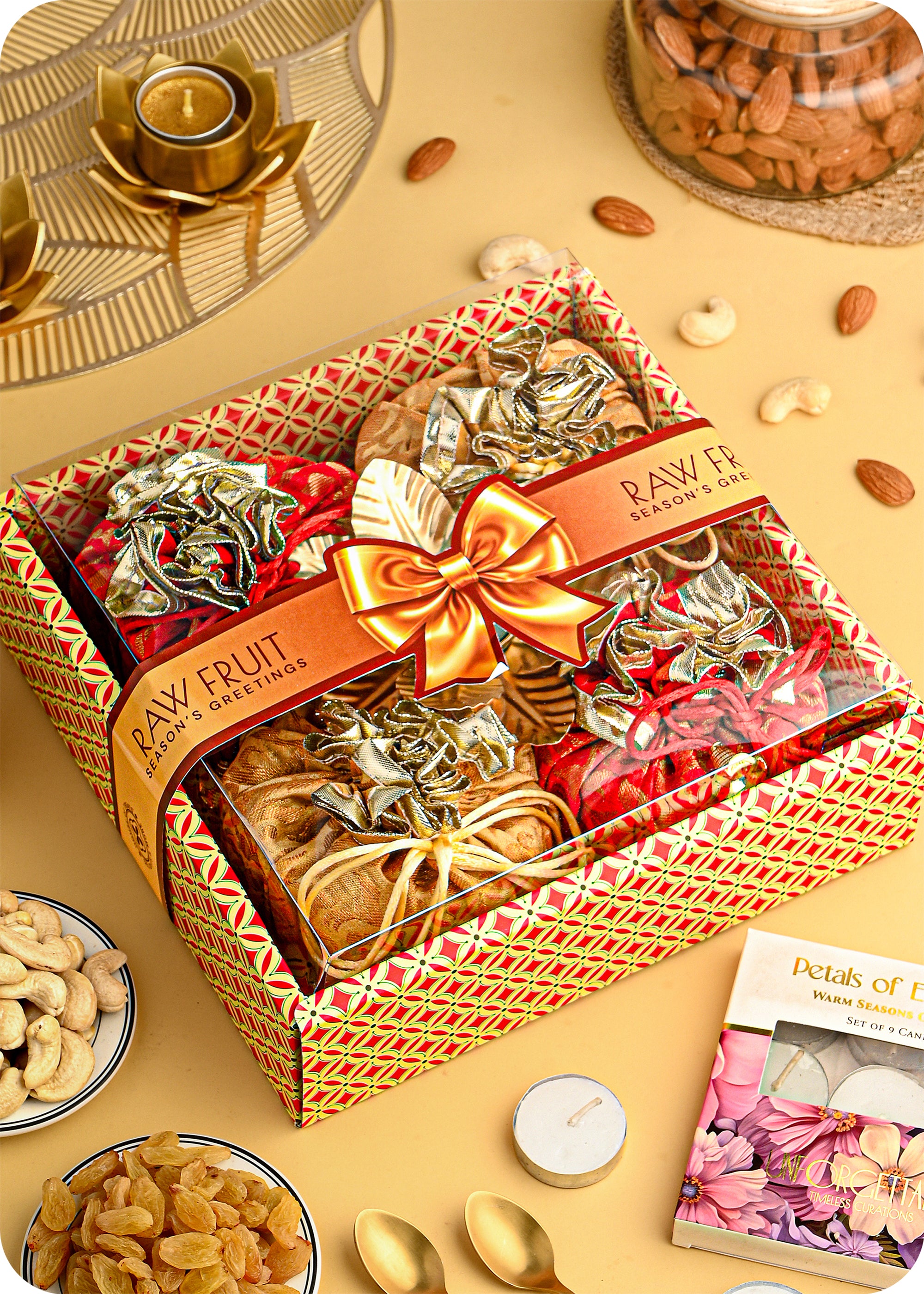 Festive Diwali Dry Fruits Gift Tray