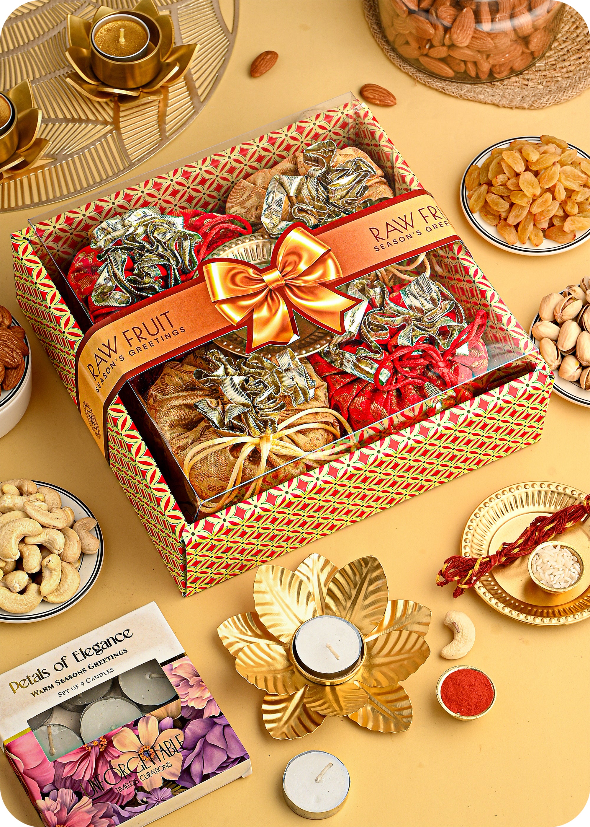 Bhai Dooj Dry Fruits Gift Tray