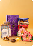 Diwali Delight Box : Protein Bars, Brittle Treats & Lantern Decor