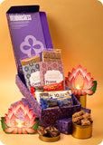 Diwali Delight Box : Protein Bars, Brittle Treats & Lantern Decor
