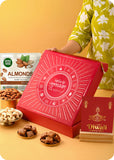 Bhai Dooj Gift Hamper : Premium Nuts, Brittle & Festive Decor