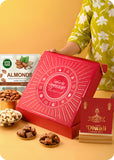 Elegant Diwali Gift Box : Premium Nuts, Brittle & Festive Decor