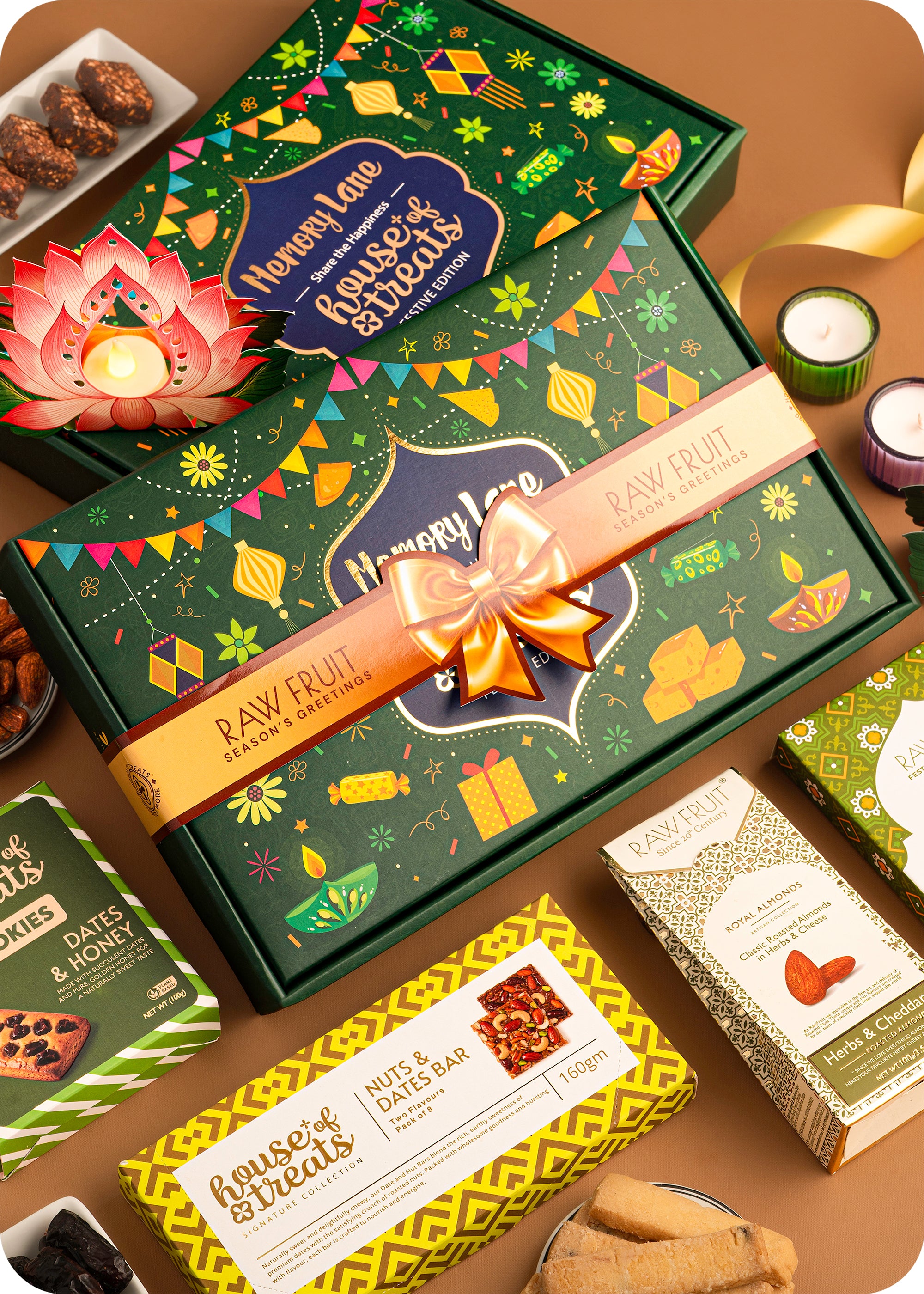 Festive Diwali Hamper: Premium Snacks & Decorative Lanterns