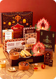 Bhai Dooj Delight Box : Sweet Delights, Candles & Decorative Accessories