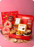 Festive Diwali Gift Hamper : Savory Bites & Elegant Decor