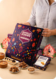 Festive Diwali Gift Hamper : Gourmet Snacks, Fragnance Decor & Festive Lights