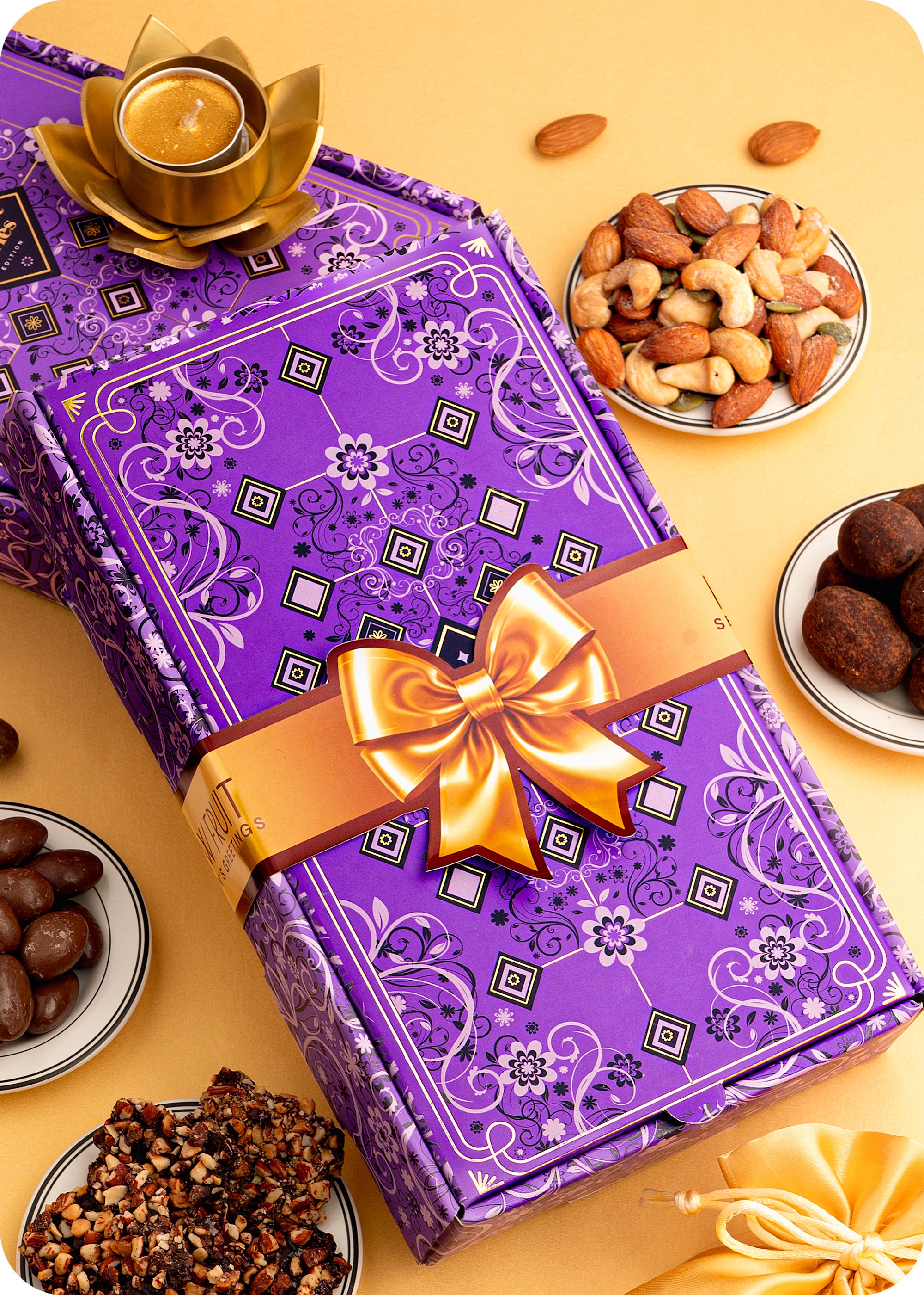 Nuts, Dragees, Brittle & Dates Balls Gift Hamper