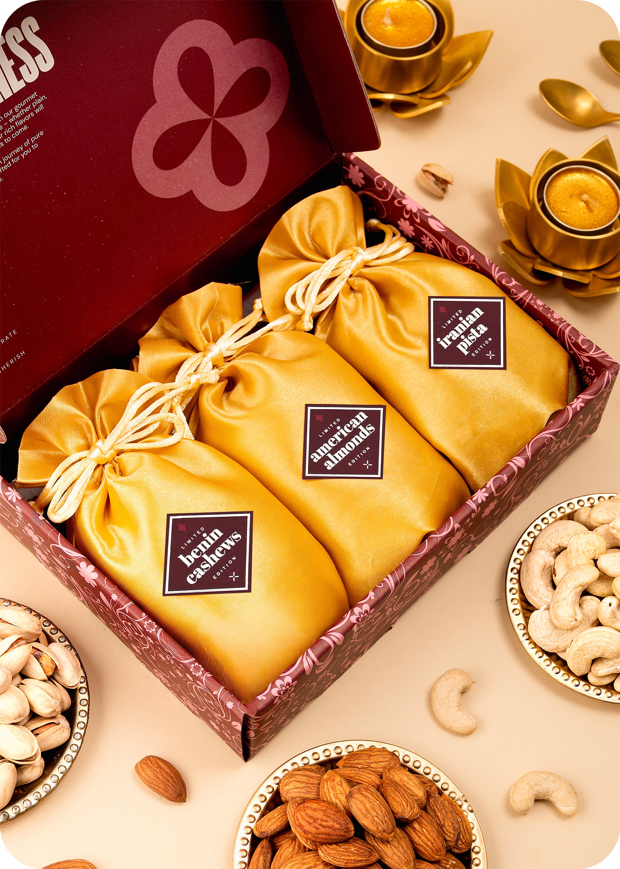 Pack of 3 Dry Fruits Gift Pack