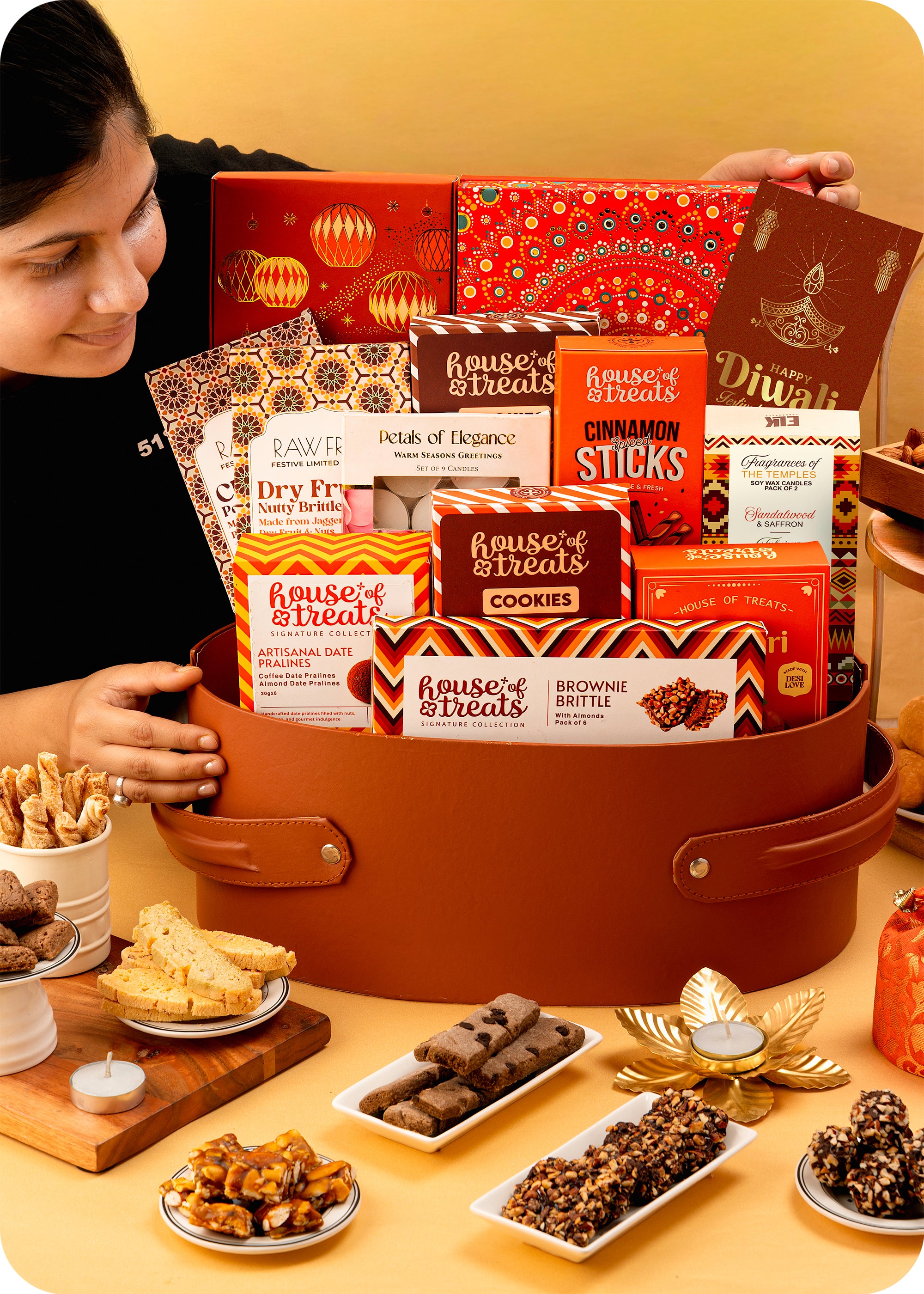 Diwali Gift: Brittle, Cookies & Snacks