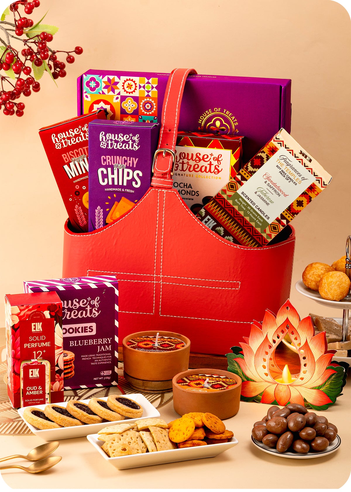 Bhai Dooj Special Gift Hamper: Sweets, Chocolates, Cookies & Dry Fruits